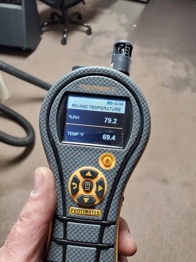 Moisture meter humidity assessment for Mold Remediation & Removal in Manville